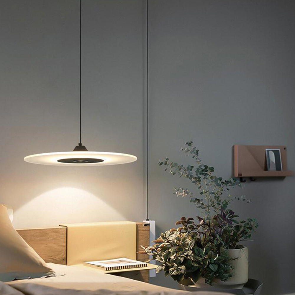 Nordic LED Flat Pendant Light For Dining Room - Lumpaz