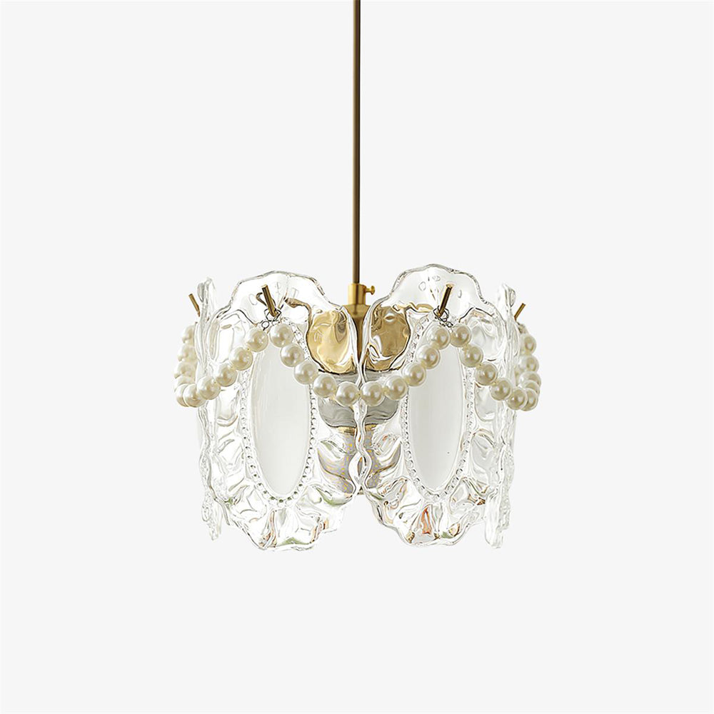 Elegant Floral Glass Pendant Lamp Pendant Light - Lumpaz