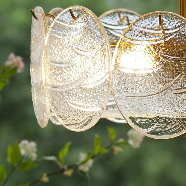 Modern Style Retro Glass Petals Ceiling Lamp - Lumpaz