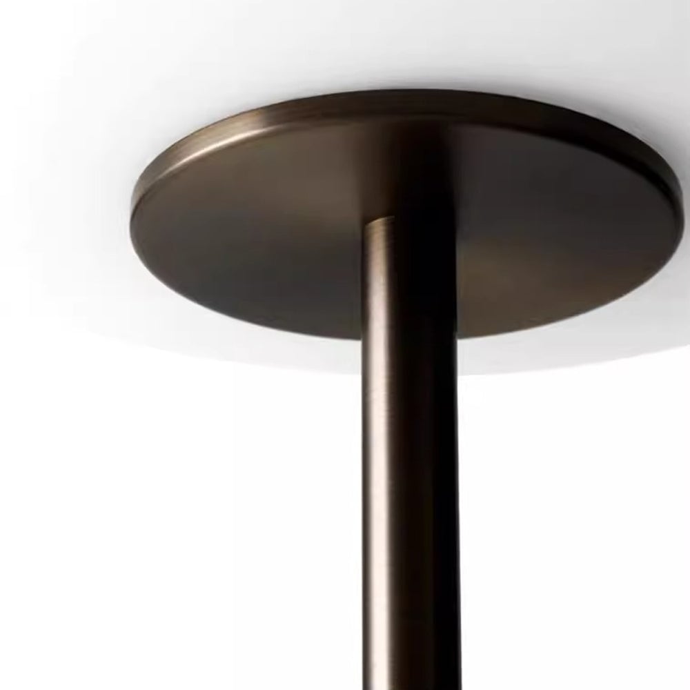 Wabi-sabi Marble Globe Glass Floor Lamp - Lumpaz