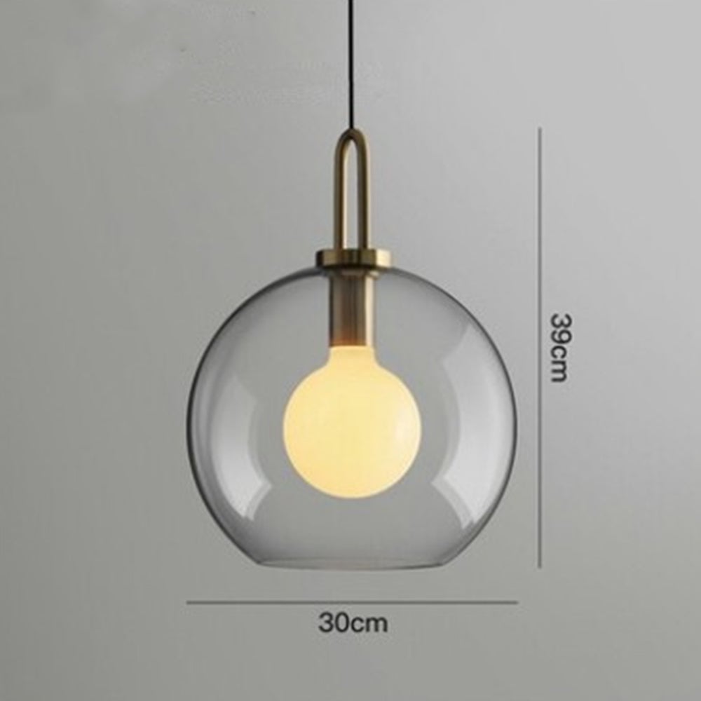 Modern Glass Living Room Pendant Light - Lumpaz