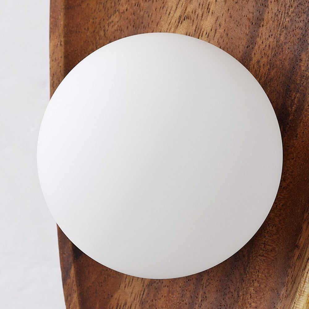Minimalist Solid Wood Wall Sconce - Lumpaz