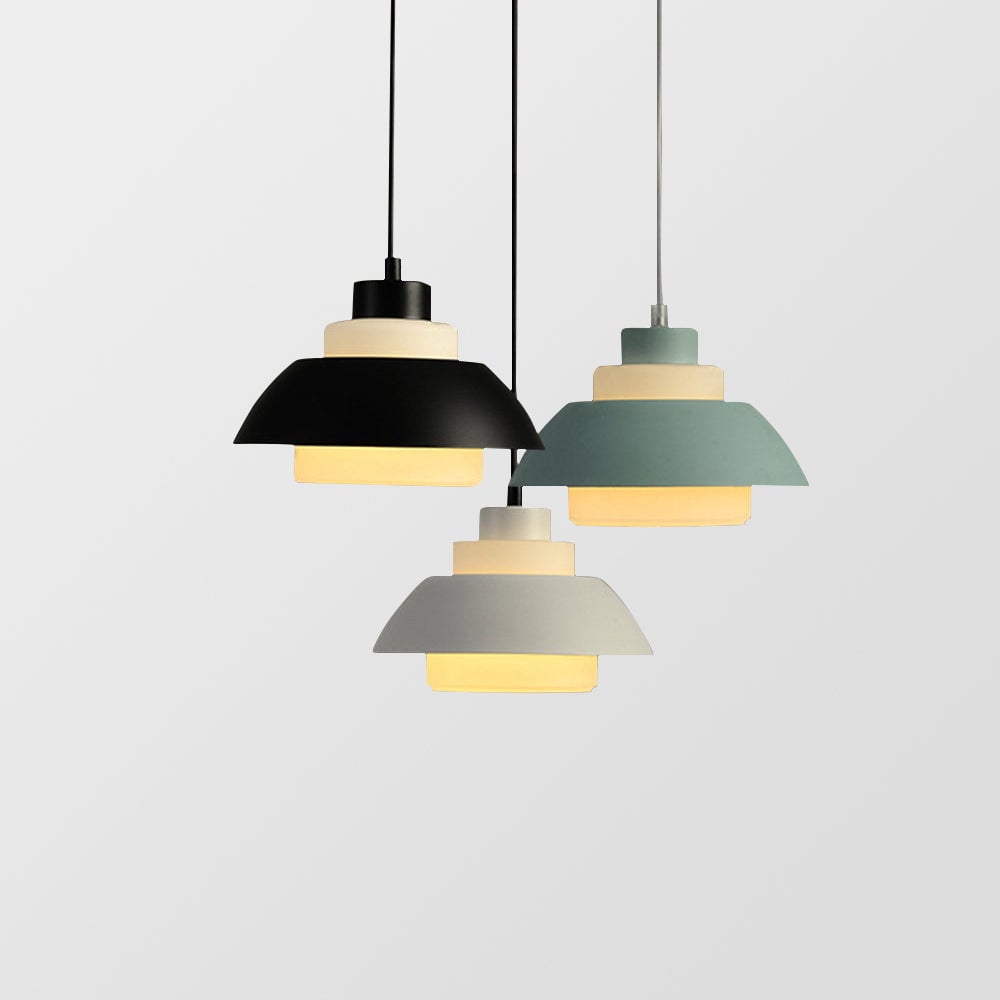Minimalist Aluminum Pendant Light for Dining Room - Lumpaz