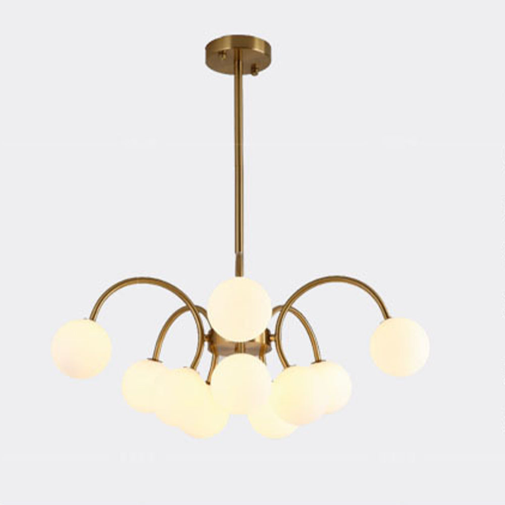 Modern Gold Sputnik Shape Chandelier - Lumpaz