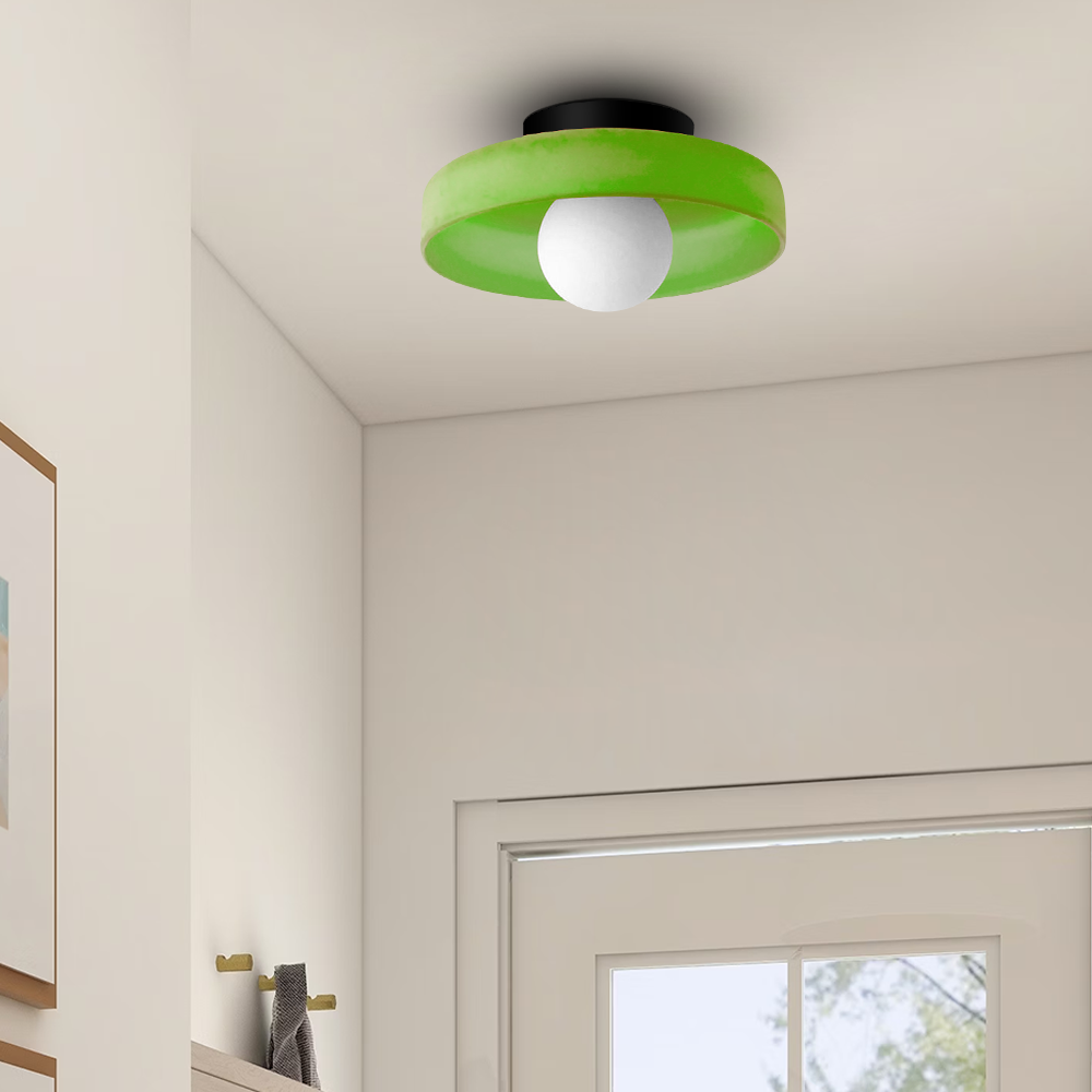 Modern Round Flush Mount Kitchen Ceiling Light - Lumpaz