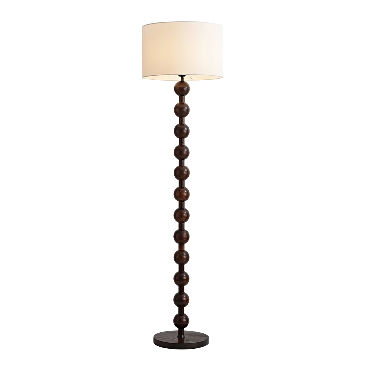 Medieval Wooden Barbell Floor Lamp - Lumpaz