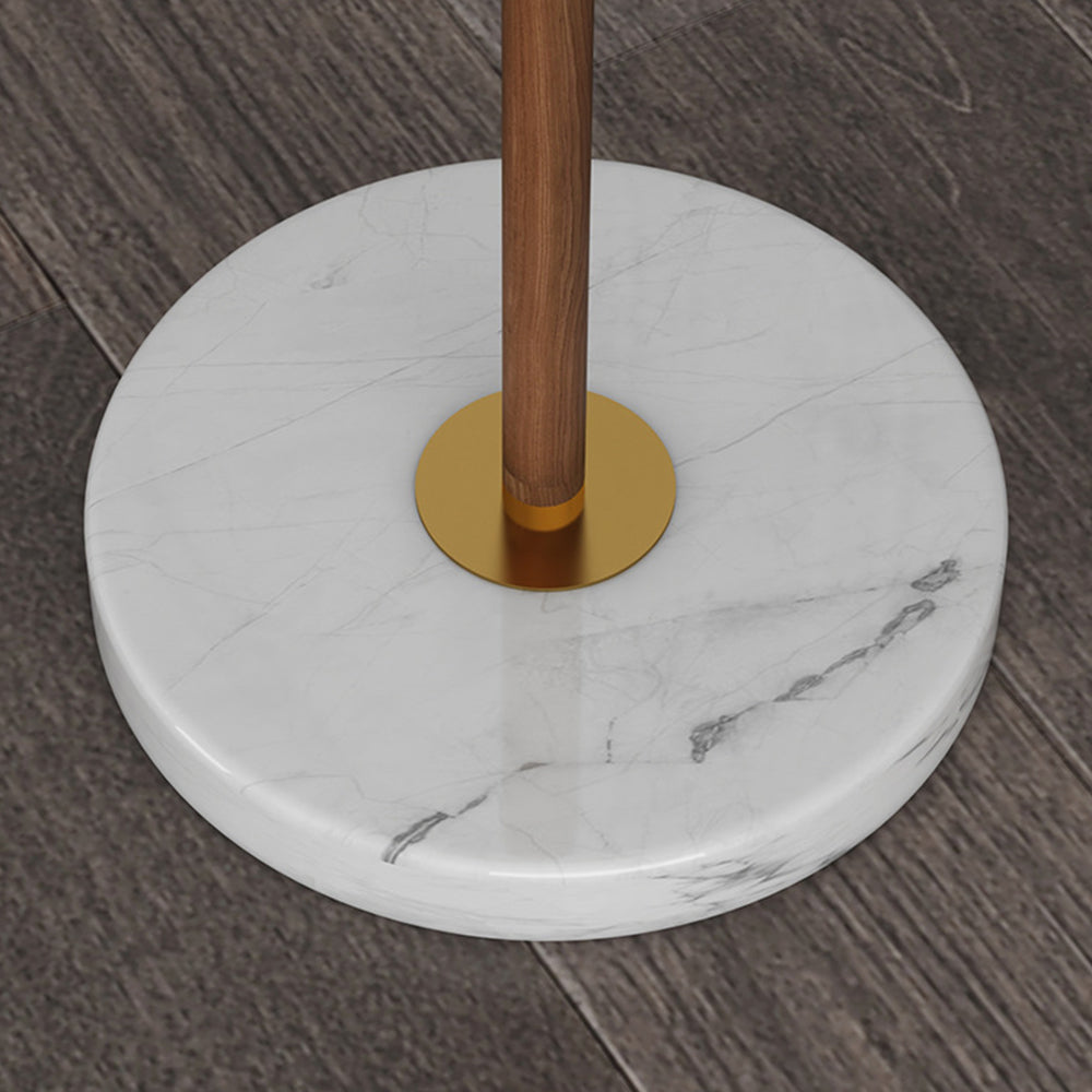 Vintage Pleated Metal Standing Lamp - Lumpaz