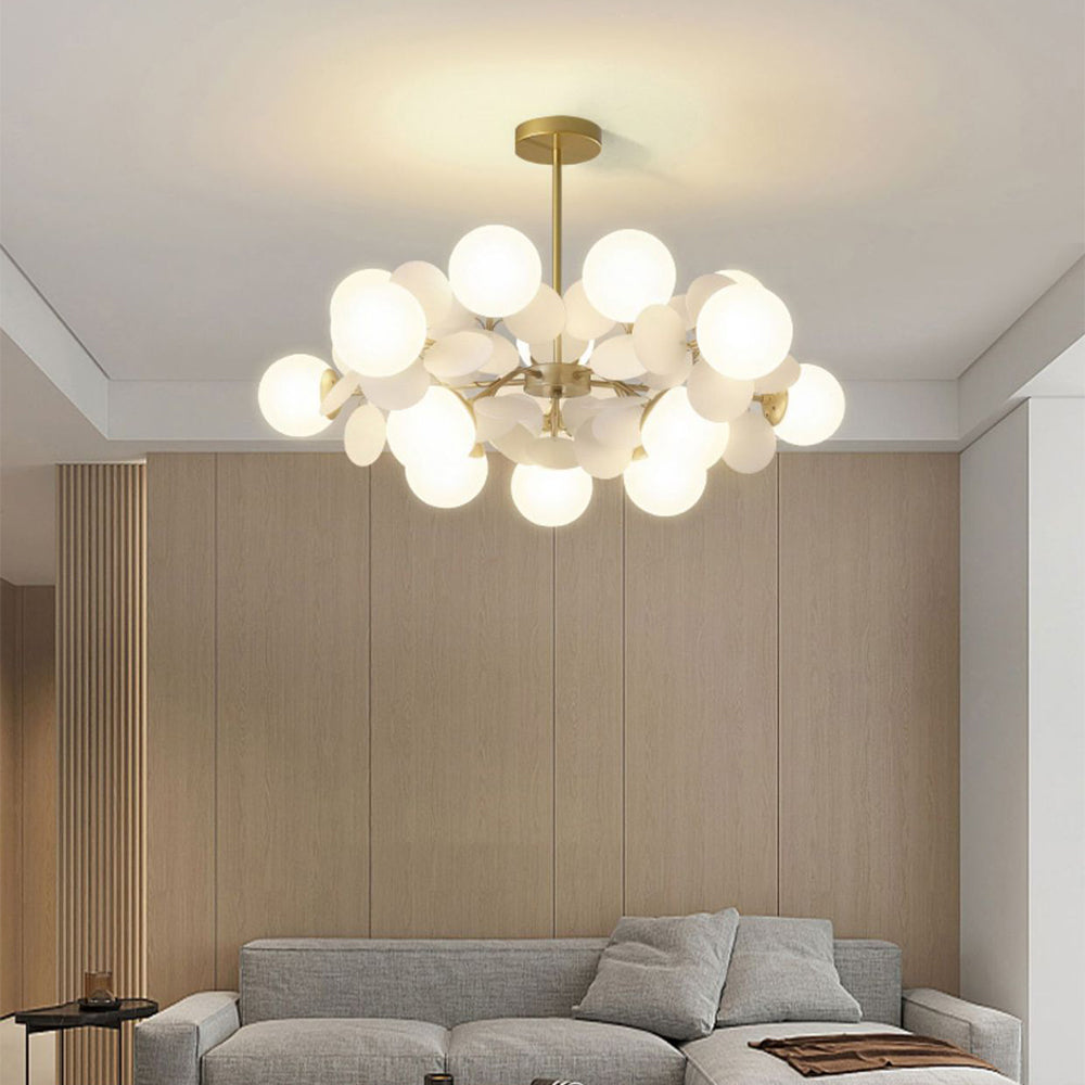 Nordic Multicolored Flower Branch Living Room Chandelier - Lumpaz