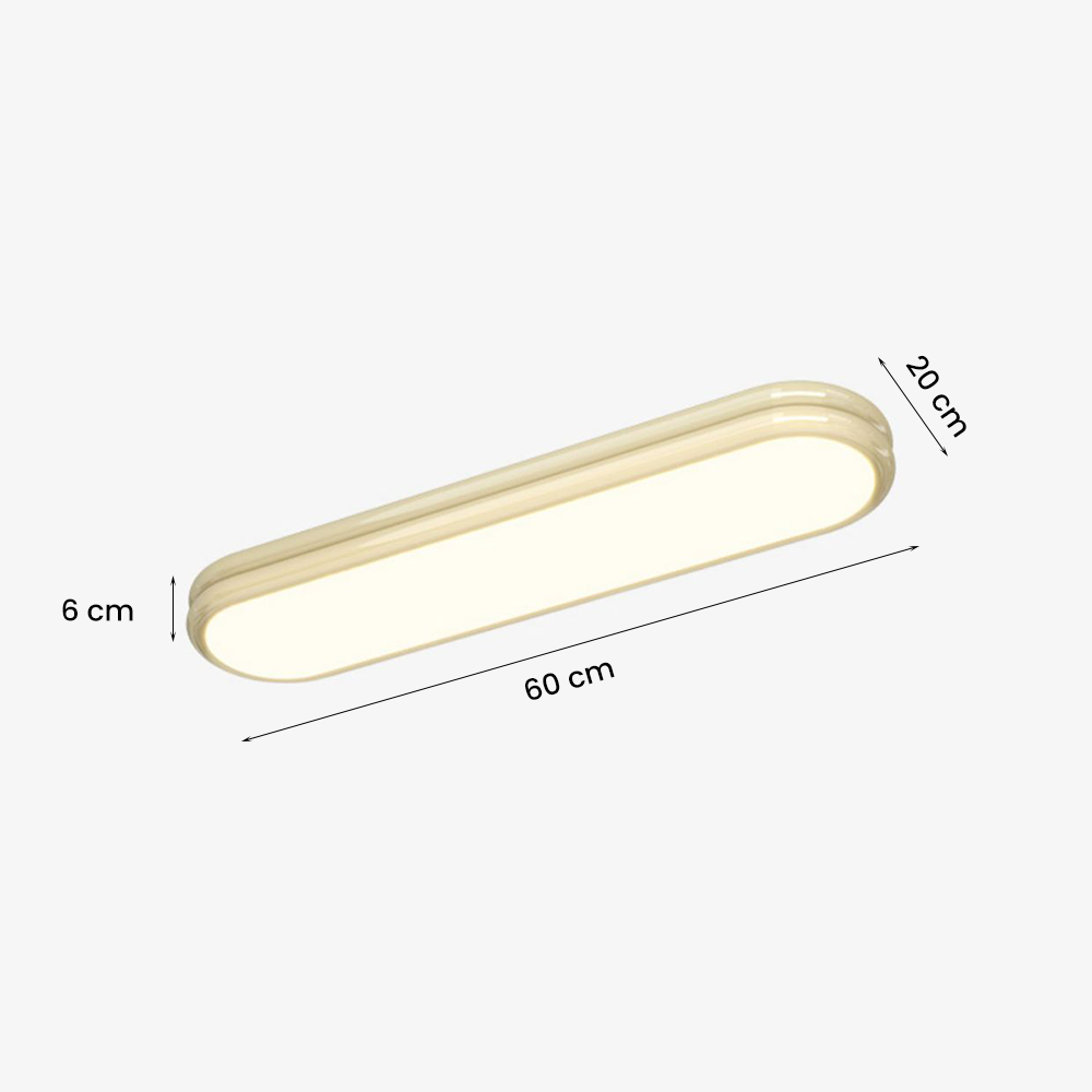 Aisle Metal Flush Mount Ceiling Light - Lumpaz