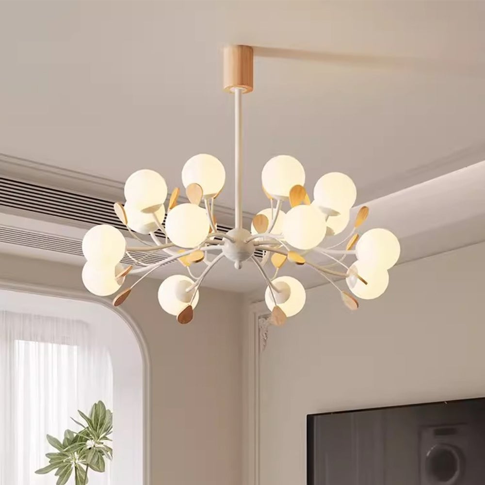 Modern Firefly Glass Chandelier - Lumpaz