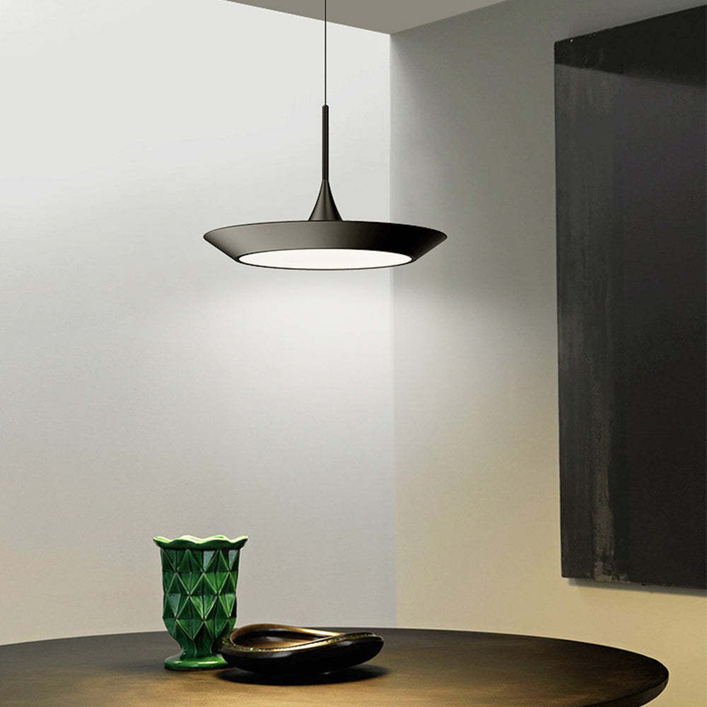 Minimalist LED Pendant Light Luxury Ultra Thin Hanging Lamps - Lumpaz
