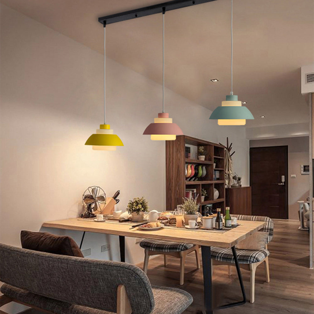 Minimalist Aluminum Pendant Light for Dining Room - Lumpaz