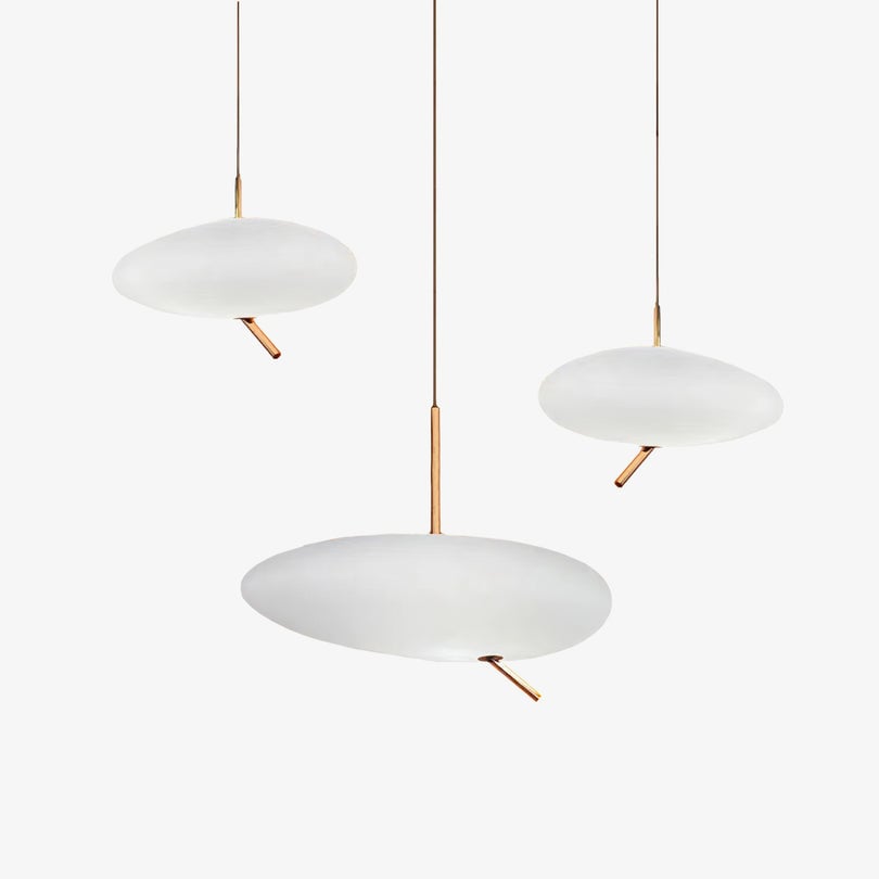 Modern Glass Pebbles Pendant Light - Lumpaz