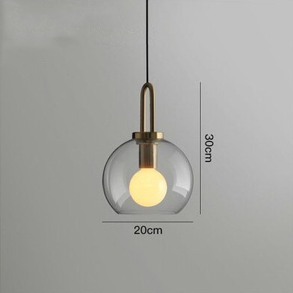 Modern Glass Living Room Pendant Light - Lumpaz