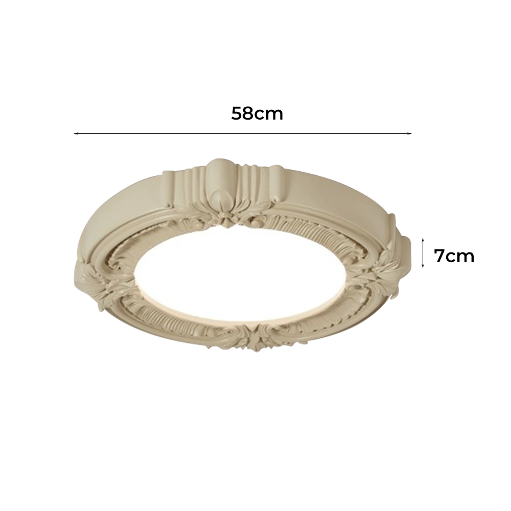 French Retro LED Ceiling Light For Bedroom - Lumpaz