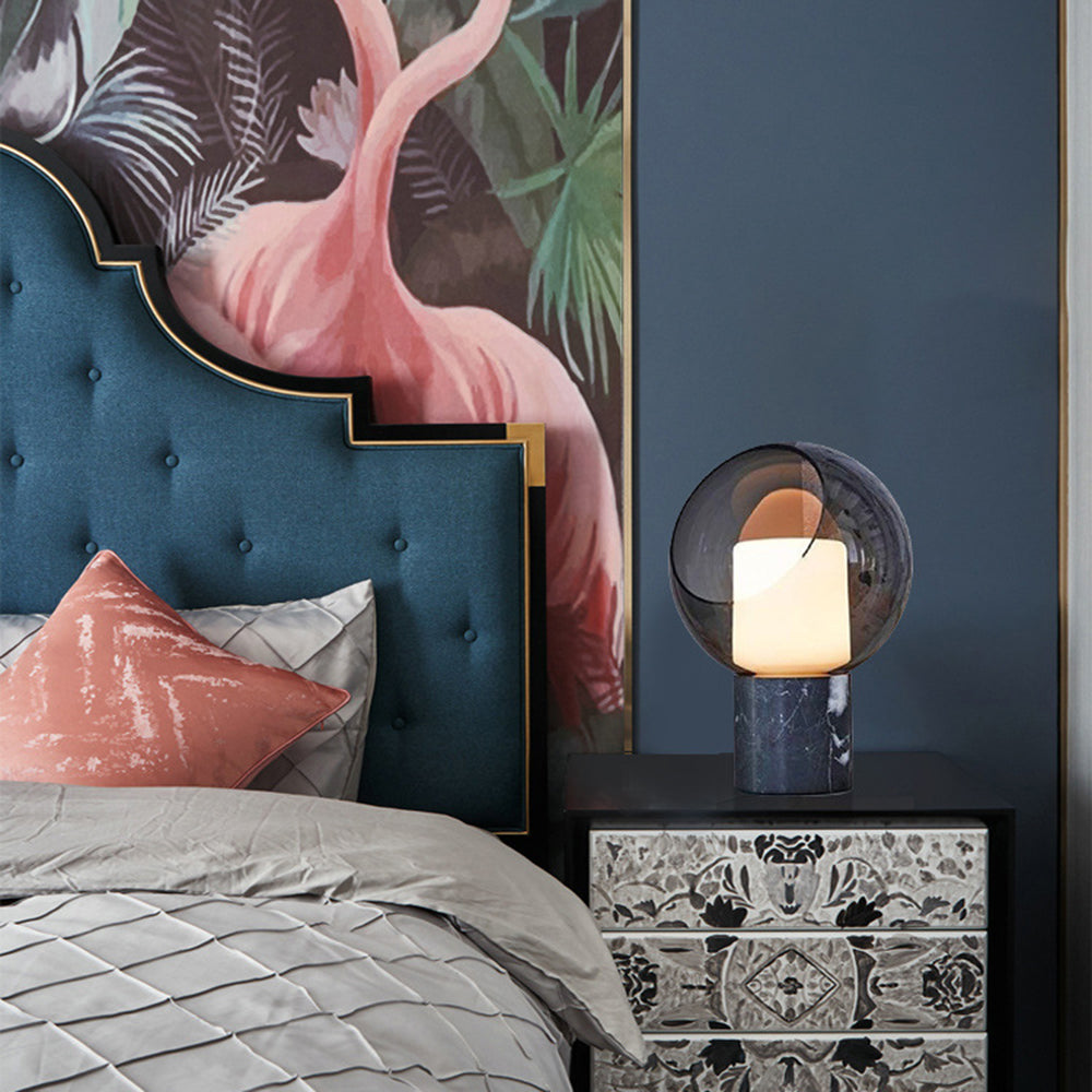 Postmodern Marble Glass Table Lamp - Lumpaz