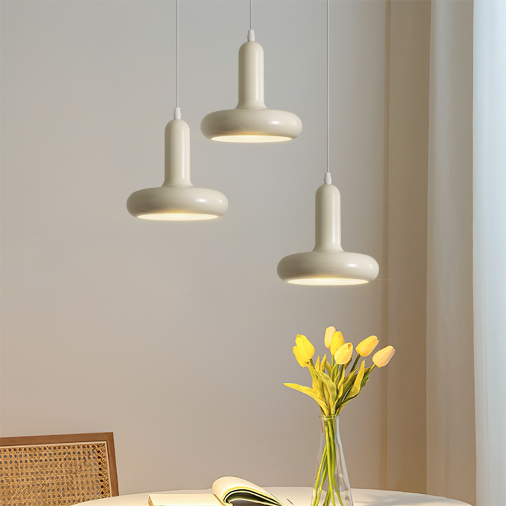 Bauhaus Puck Creamy Pendant Light - Lumpaz
