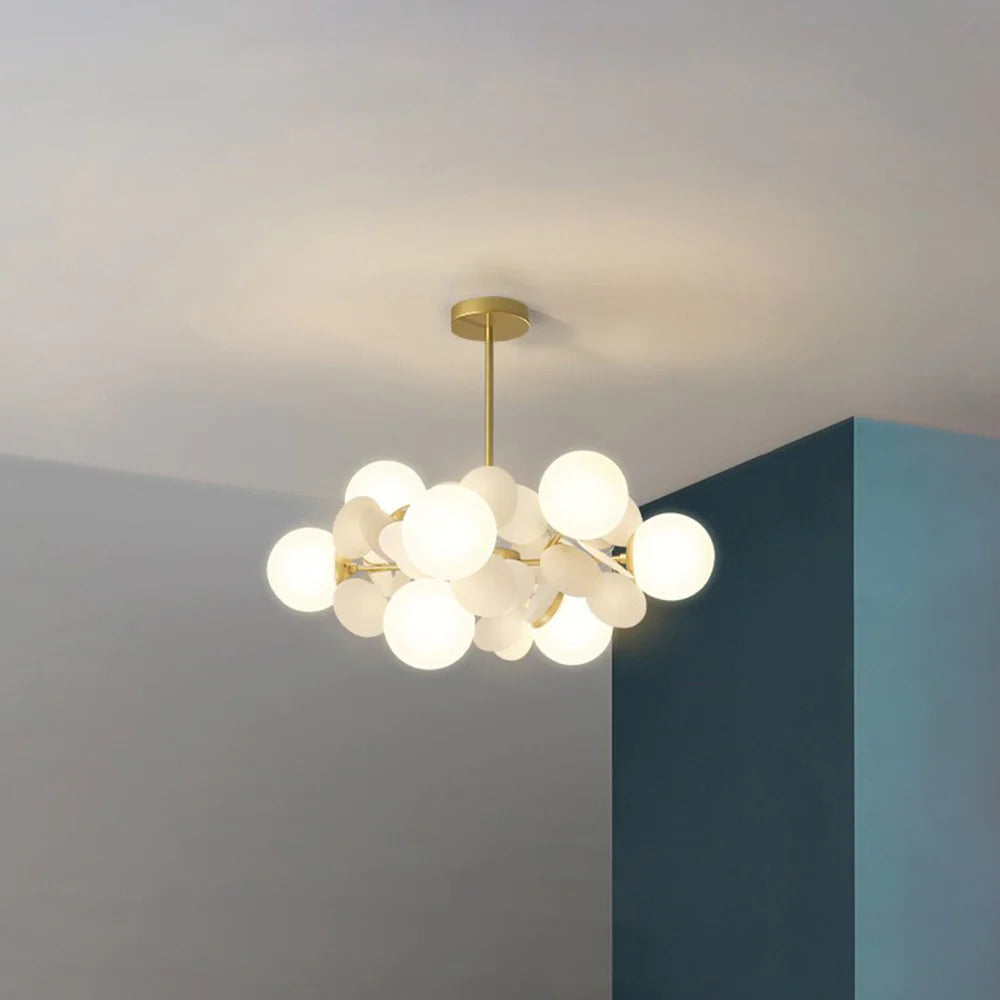 Nordic Multicolored Flower Branch Living Room Chandelier - Lumpaz