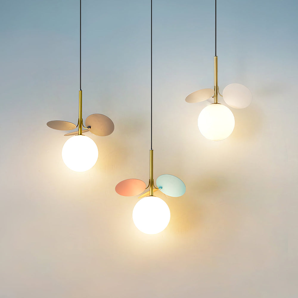 Glass Lampshade Chandelier Personality Art PVC Pendant Light - Lumpaz
