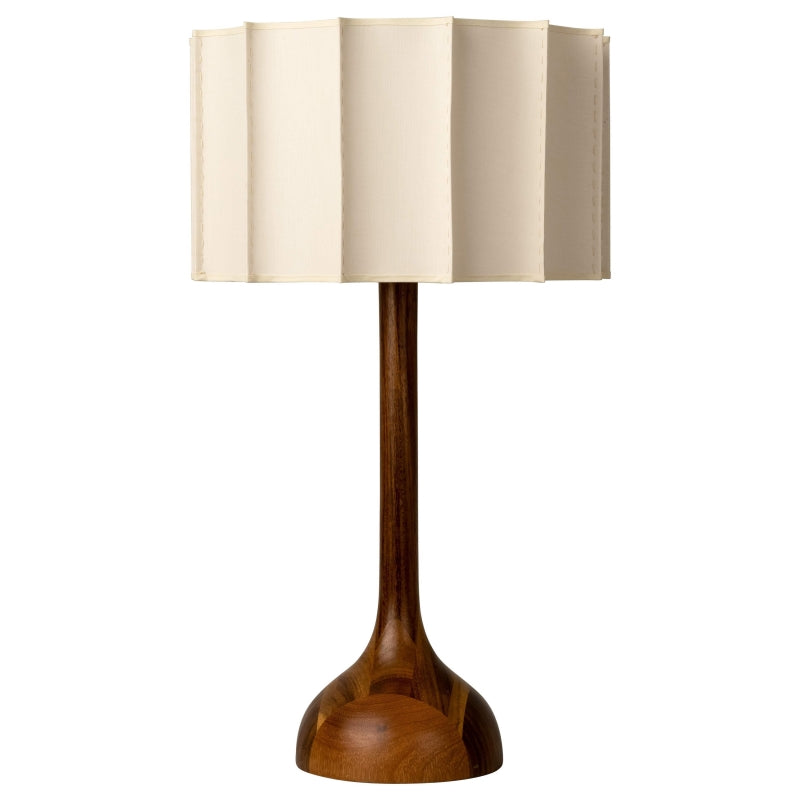 Wabi Sabi Designer Wood Table Lamp - Lumpaz