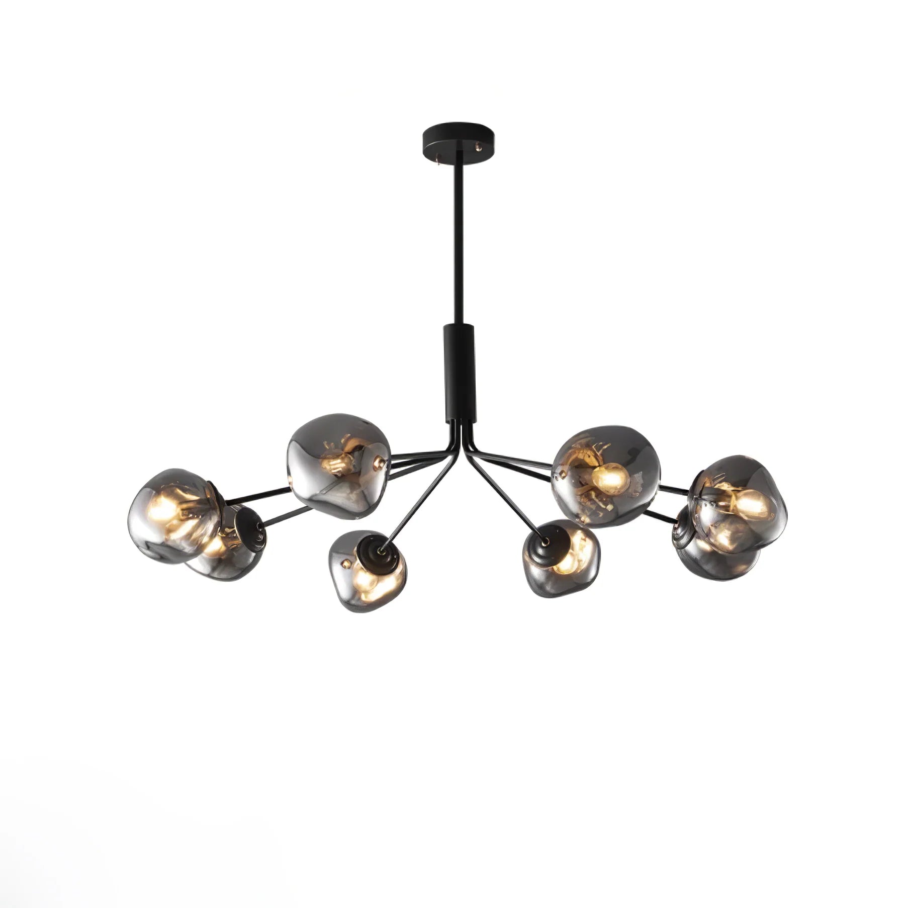 Modern Molecular Lava Glass Living Room Chandelier - Lumpaz