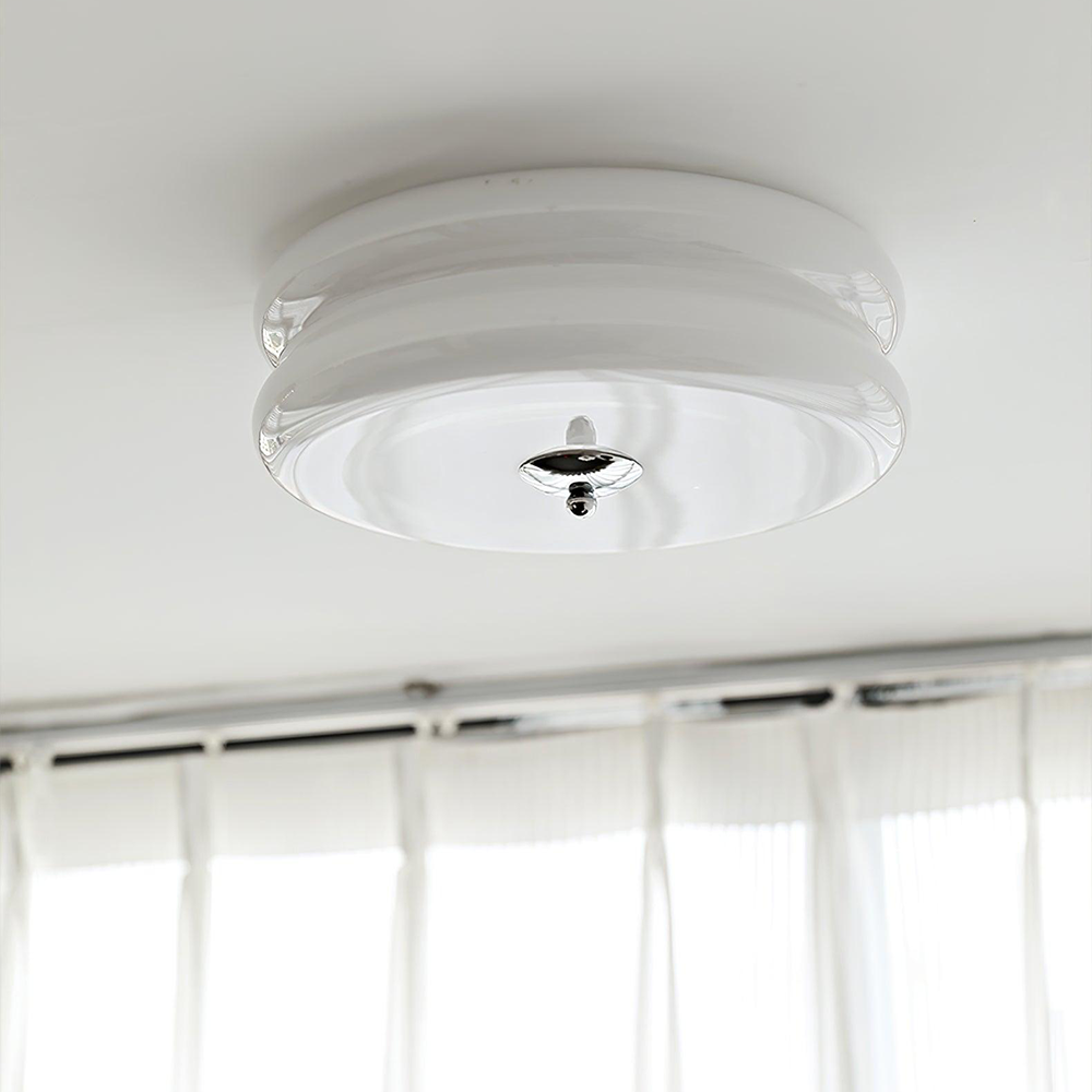 Art Deco Cream Cake Ceiling Light - Lumpaz