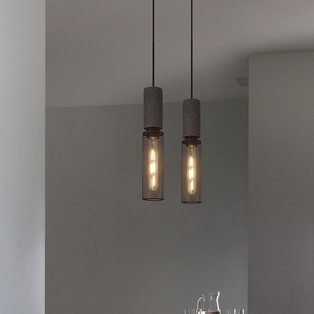 Modern Iron Grey Hanging Light Pendant Lampshade - Lumpaz