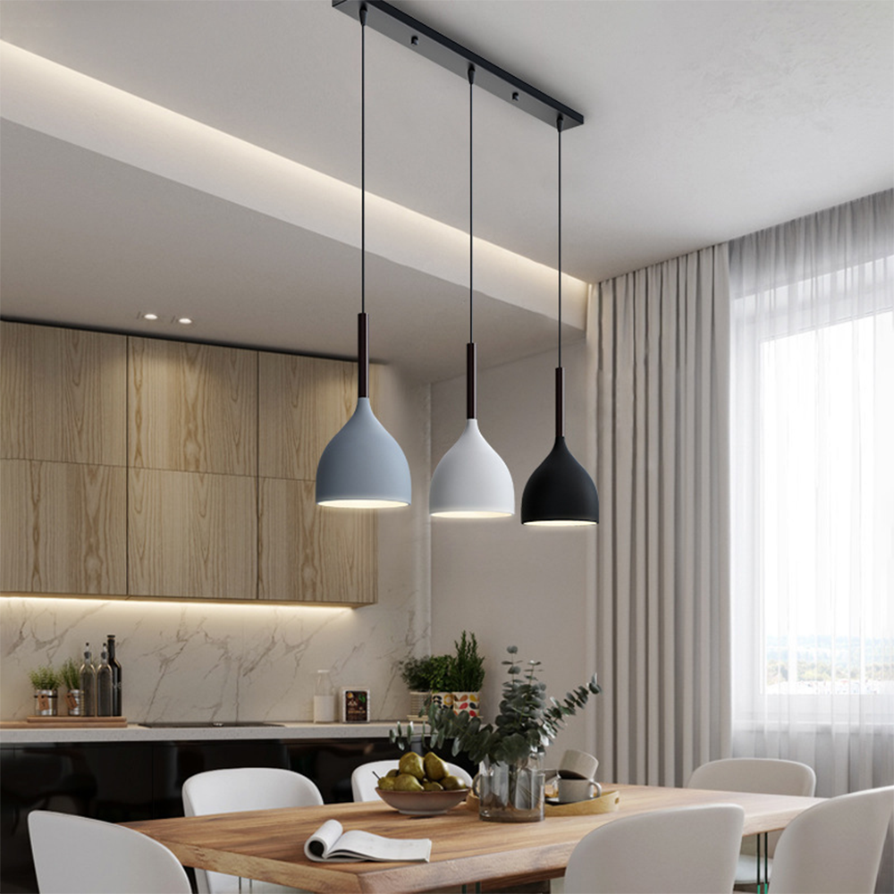 Modern Metal Triple Pendant Lights - Lumpaz