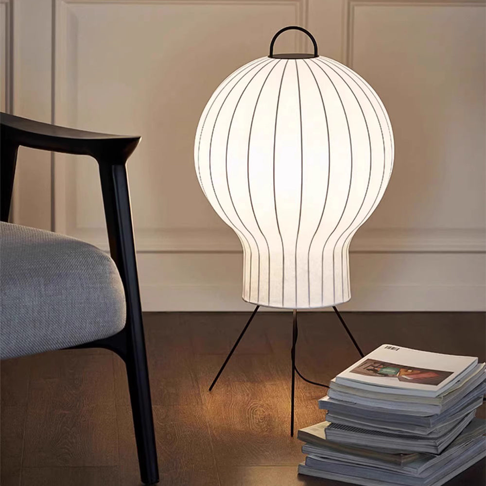 Wabi-sabi Silk Hot Air Balloon Floor Lamp - Lumpaz
