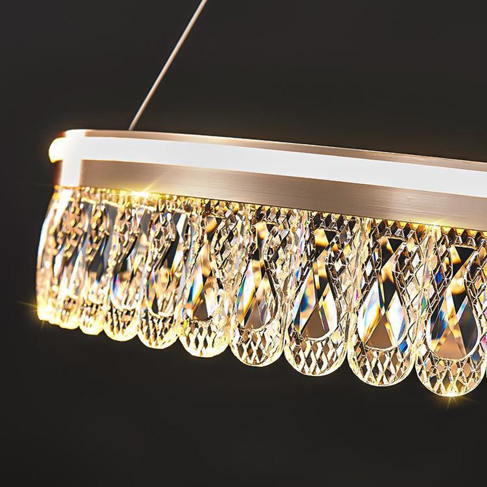 Luxury Large Crystal Ring Chandelier - Lumpaz