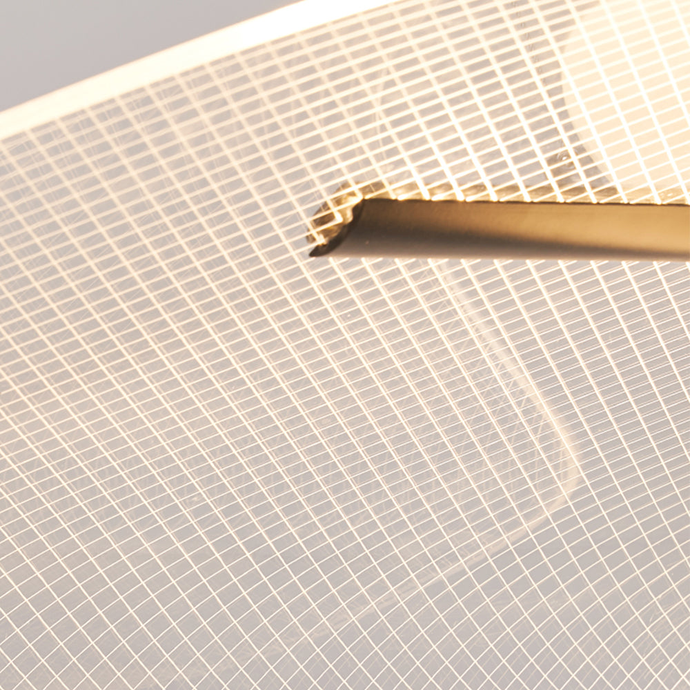 Modern Hat Shape Transparent Acrylic Pendant Light - Lumpaz