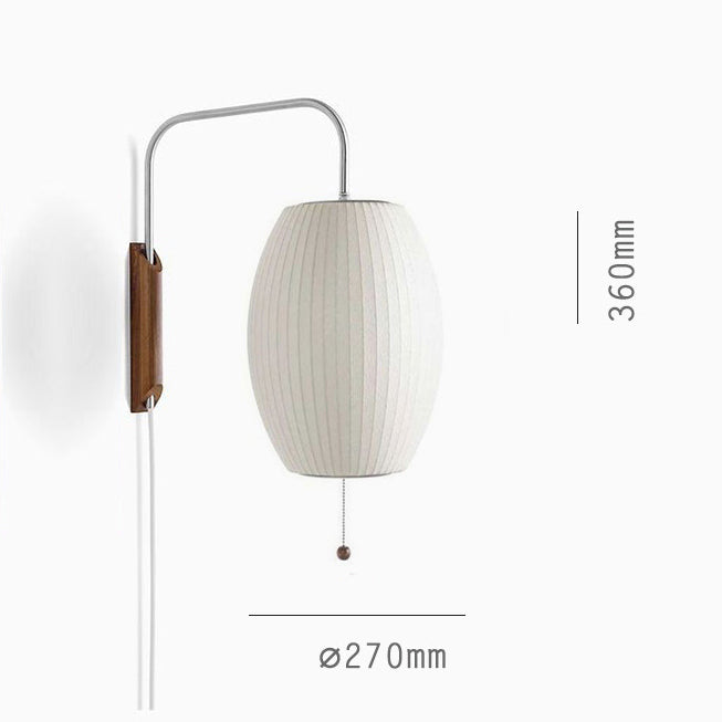Wabi-sabi Silk Wall Lamp - Lumpaz