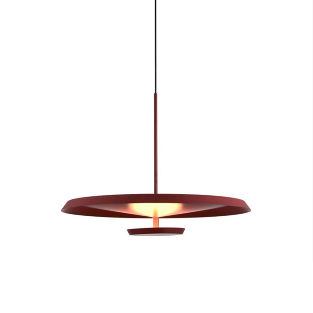 Modern LED Fixtures Round Plate Pendant Lights - Lumpaz