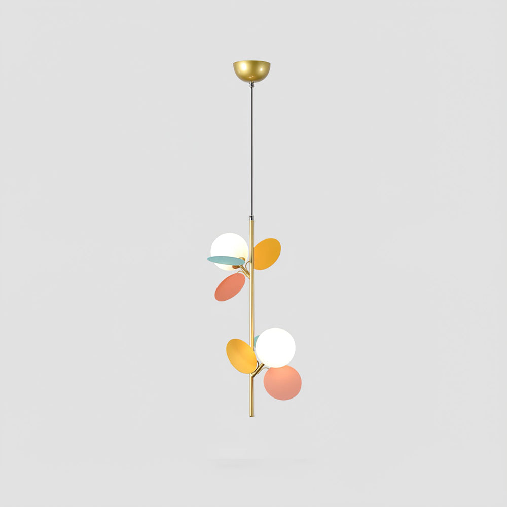 Glass Lampshade Chandelier Personality Art PVC Pendant Light - Lumpaz