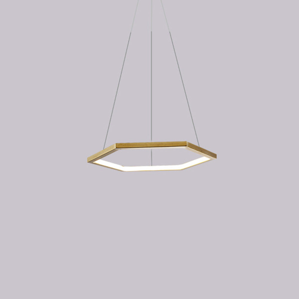 Modern Chic Geometric Polygon Pendant Light - Lumpaz
