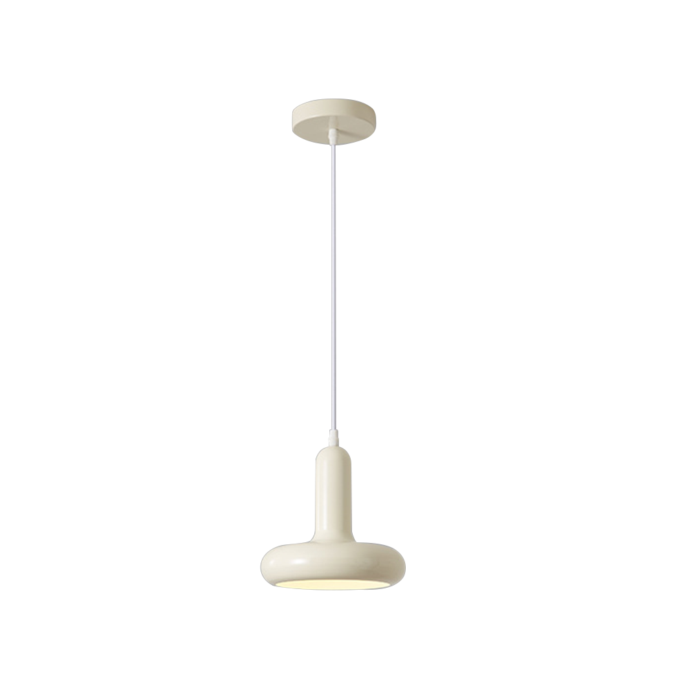 Bauhaus Puck Creamy Pendant Light - Lumpaz