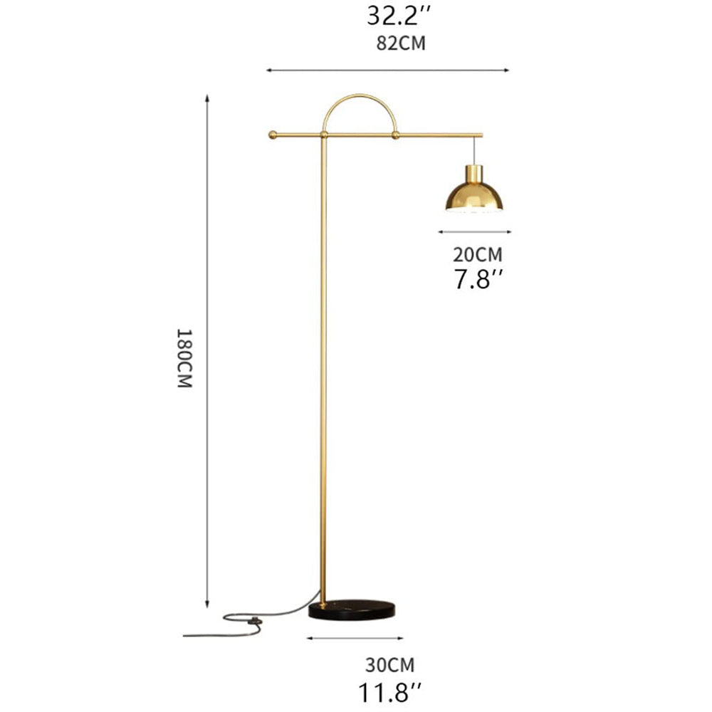 Simple Metal Floor Lamp For Dining Room - Lumpaz