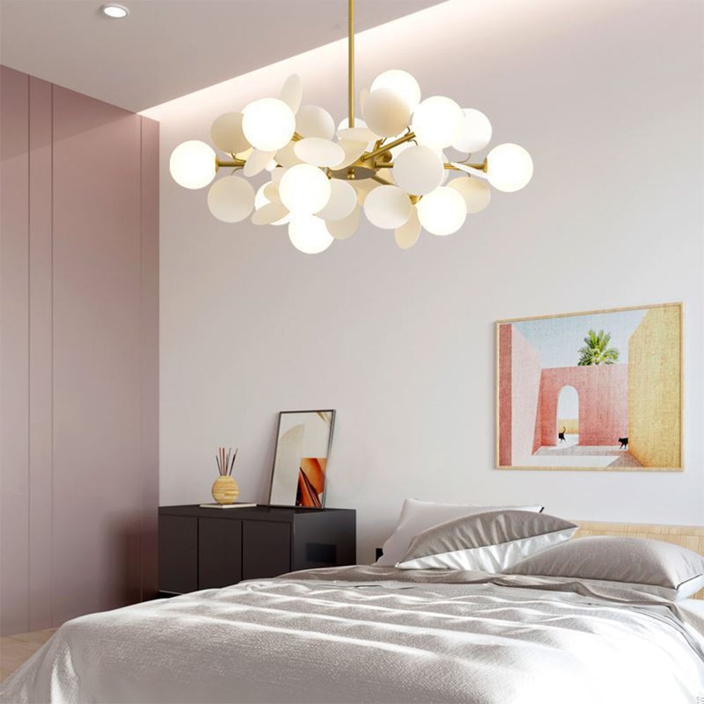 Nordic Multicolored Flower Branch Living Room Chandelier - Lumpaz