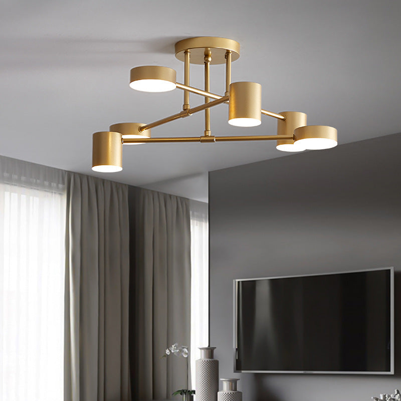 Metal Painted Finishes LED Ceiling Light Circle Design Flush Mount Lights - Lumpaz