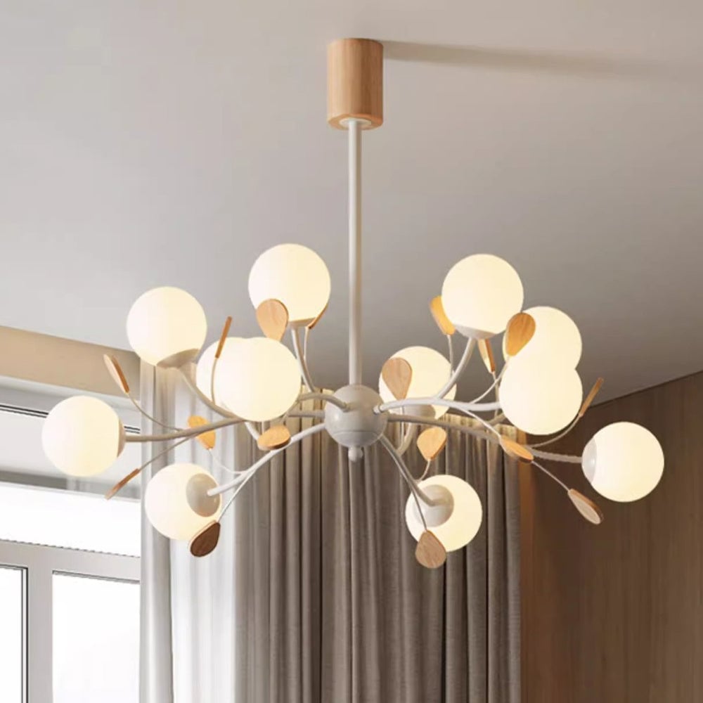 Modern Firefly Glass Chandelier - Lumpaz