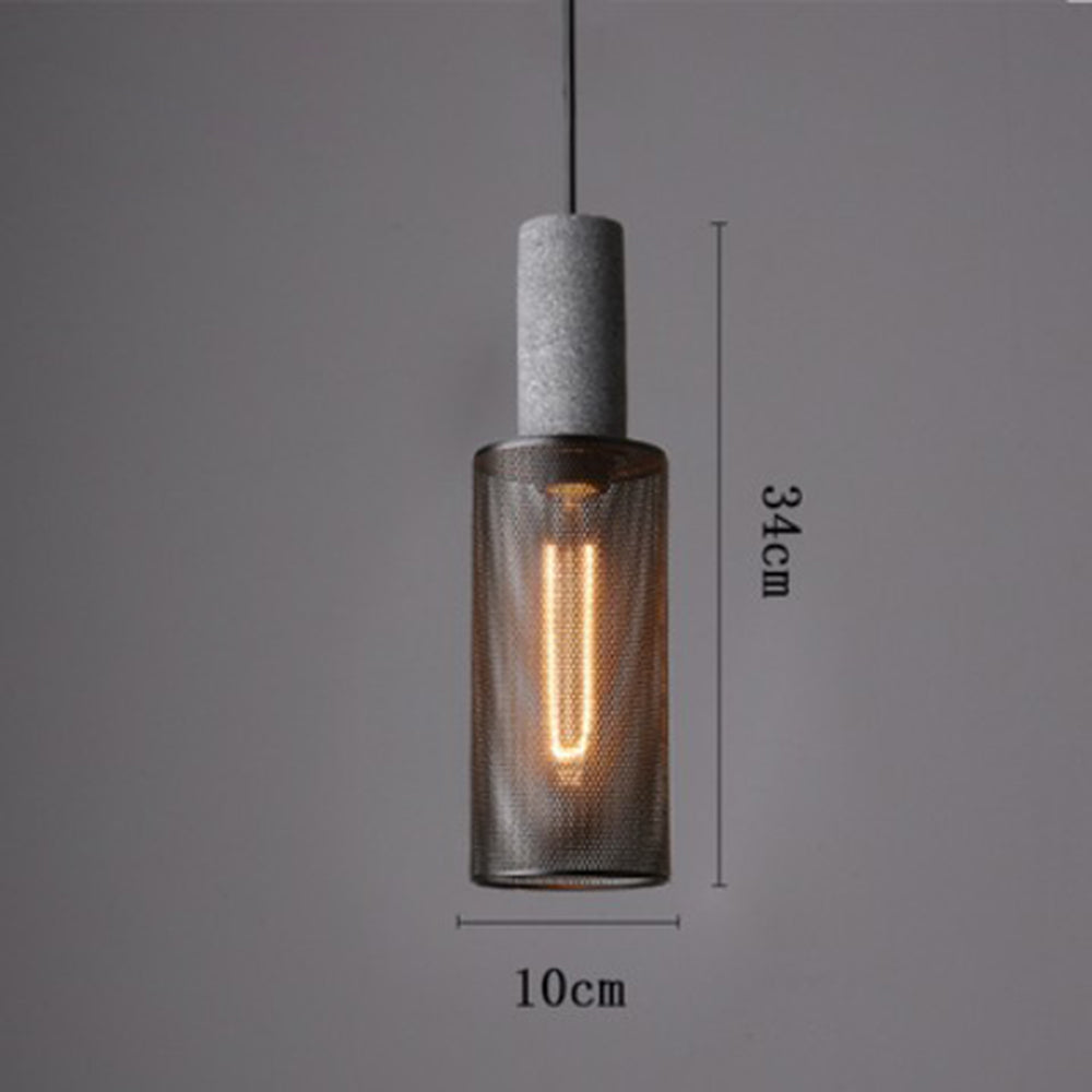 Modern Iron Grey Hanging Light Pendant Lampshade - Lumpaz