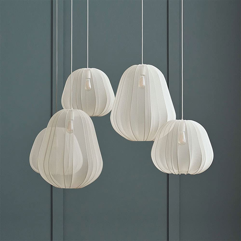Nordic 1-Light Fabric Lampshade Shade Pendant Lamp - Lumpaz