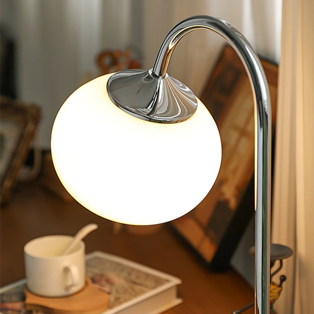 Marshmallow Metal Glass Table Lamp - Lumpaz