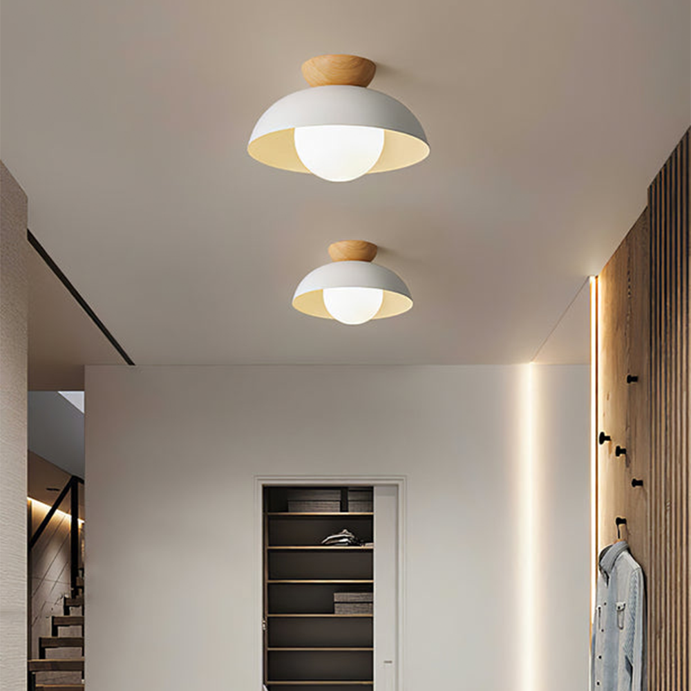 Minimalist Eco-friendly Metal Ceiling Light - Lumpaz