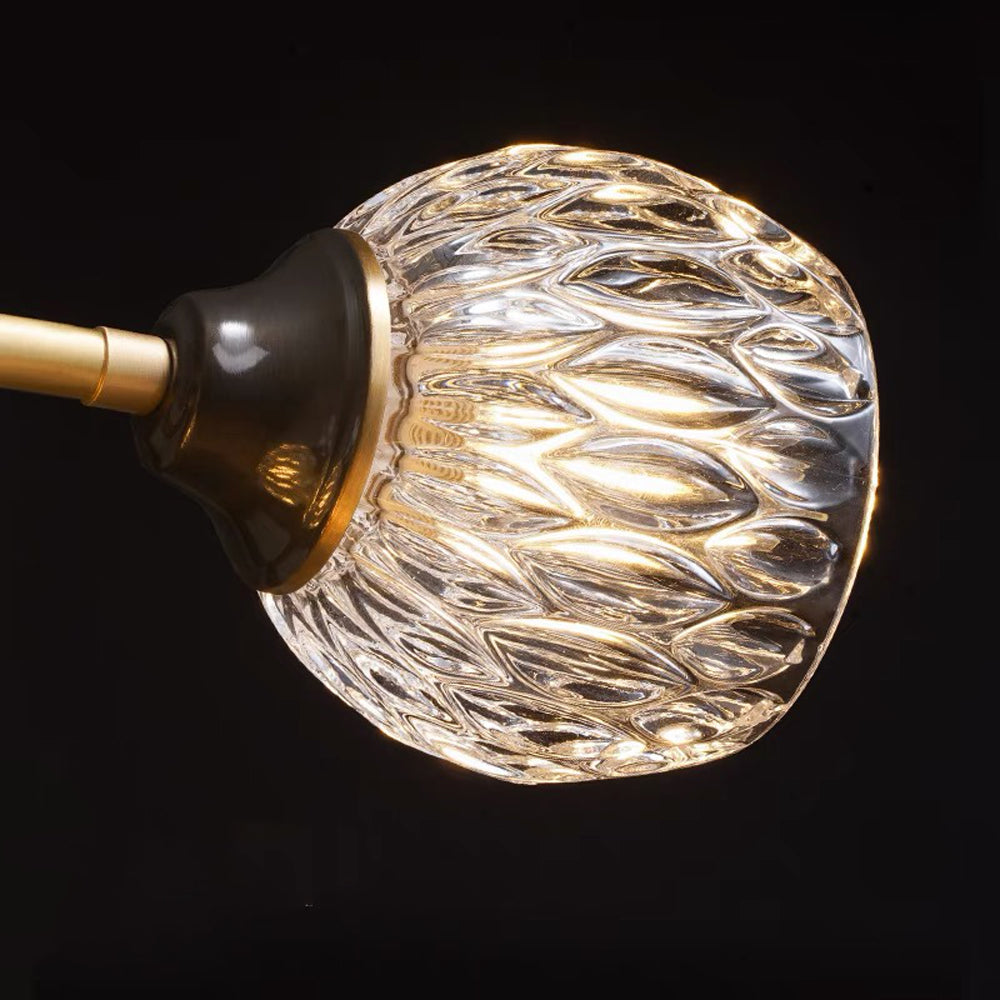 Luxury Copper Semi Flush Ceiling Light - Lumpaz