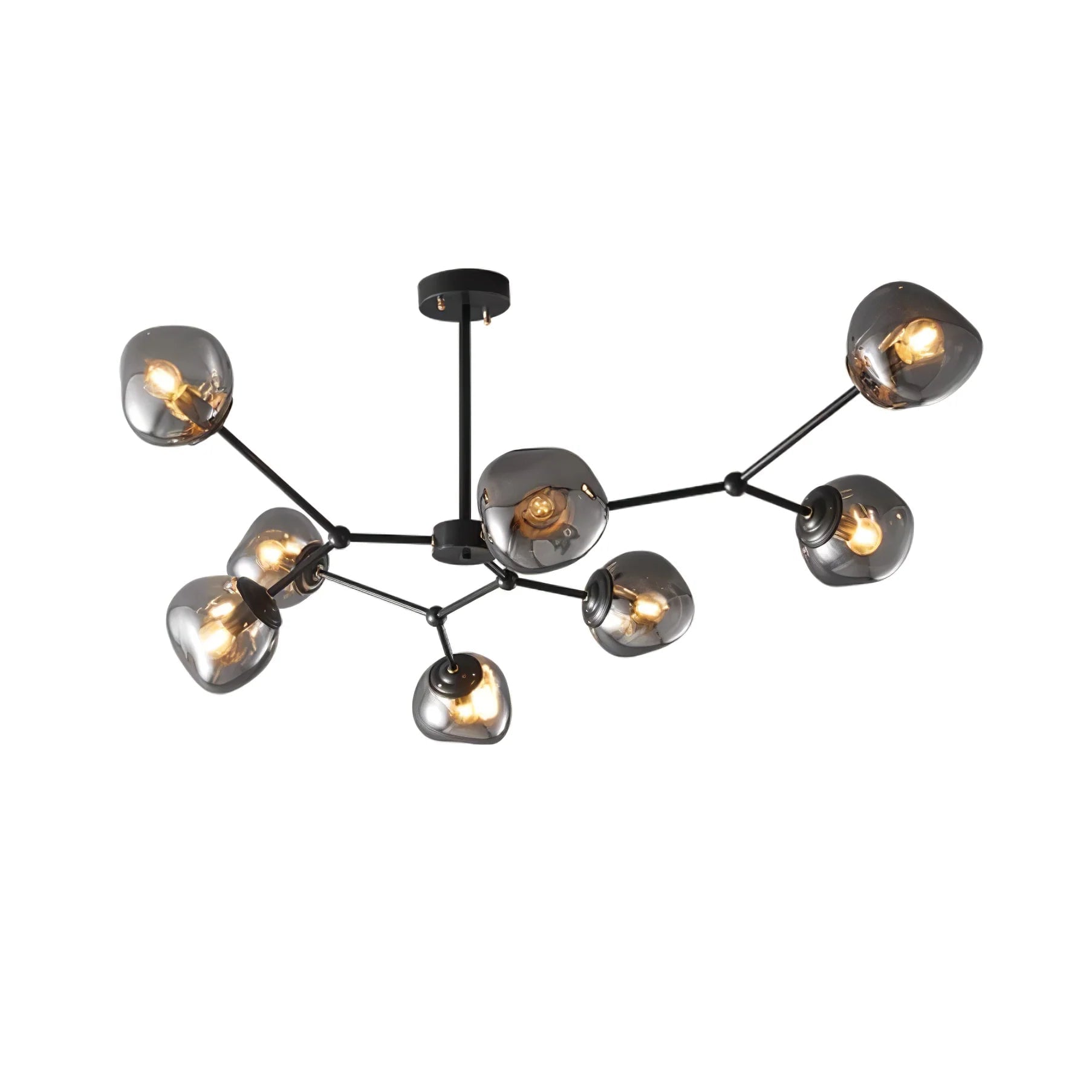 Modern Molecular Lava Glass Living Room Chandelier - Lumpaz