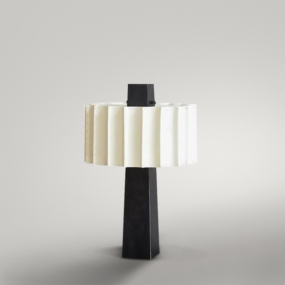 Creative Designer Black & White Decorative Table Lamp - Lumpaz