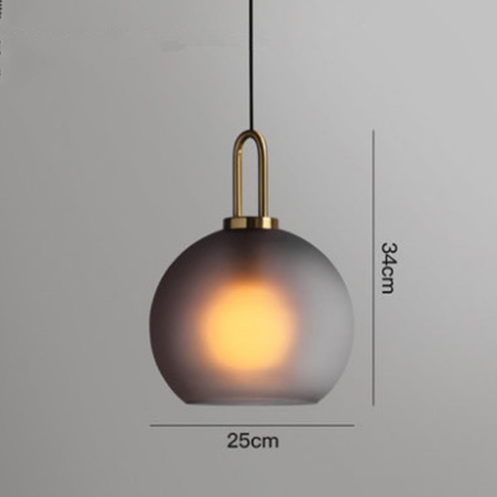 Modern Glass Living Room Pendant Light - Lumpaz