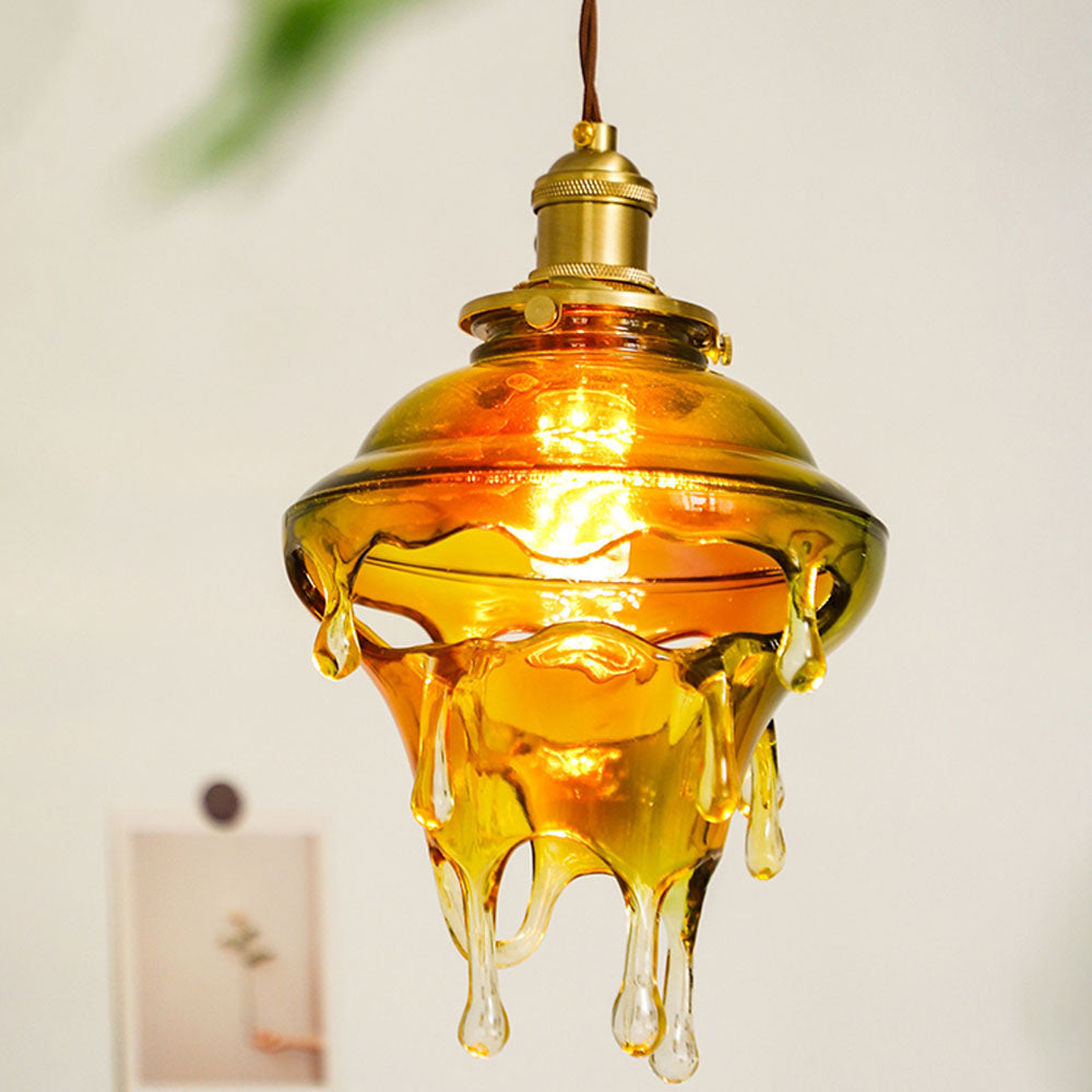 Designer Water Drop Melting Decor Pendant Light - Lumpaz