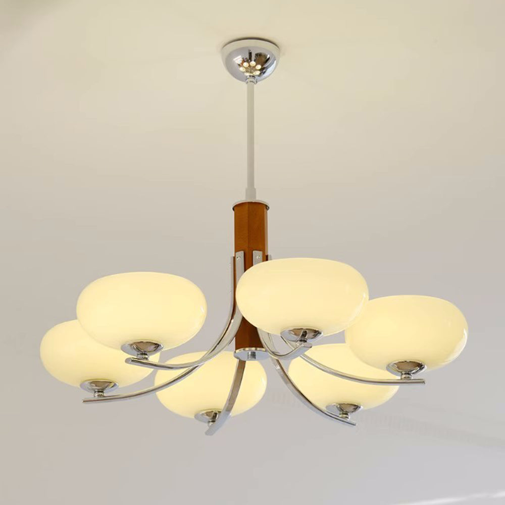 Medieval Bauhaus Solid Wood Chandelier - Lumpaz